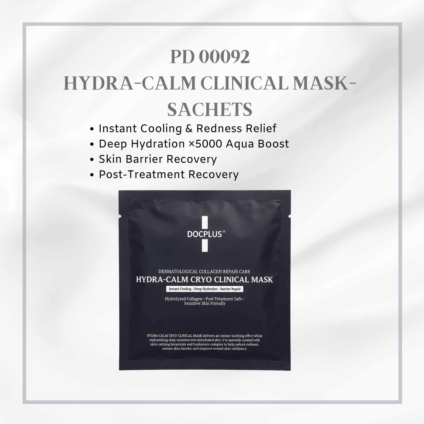 HYDRA-CALM CLINICAL MASK- SACHETS