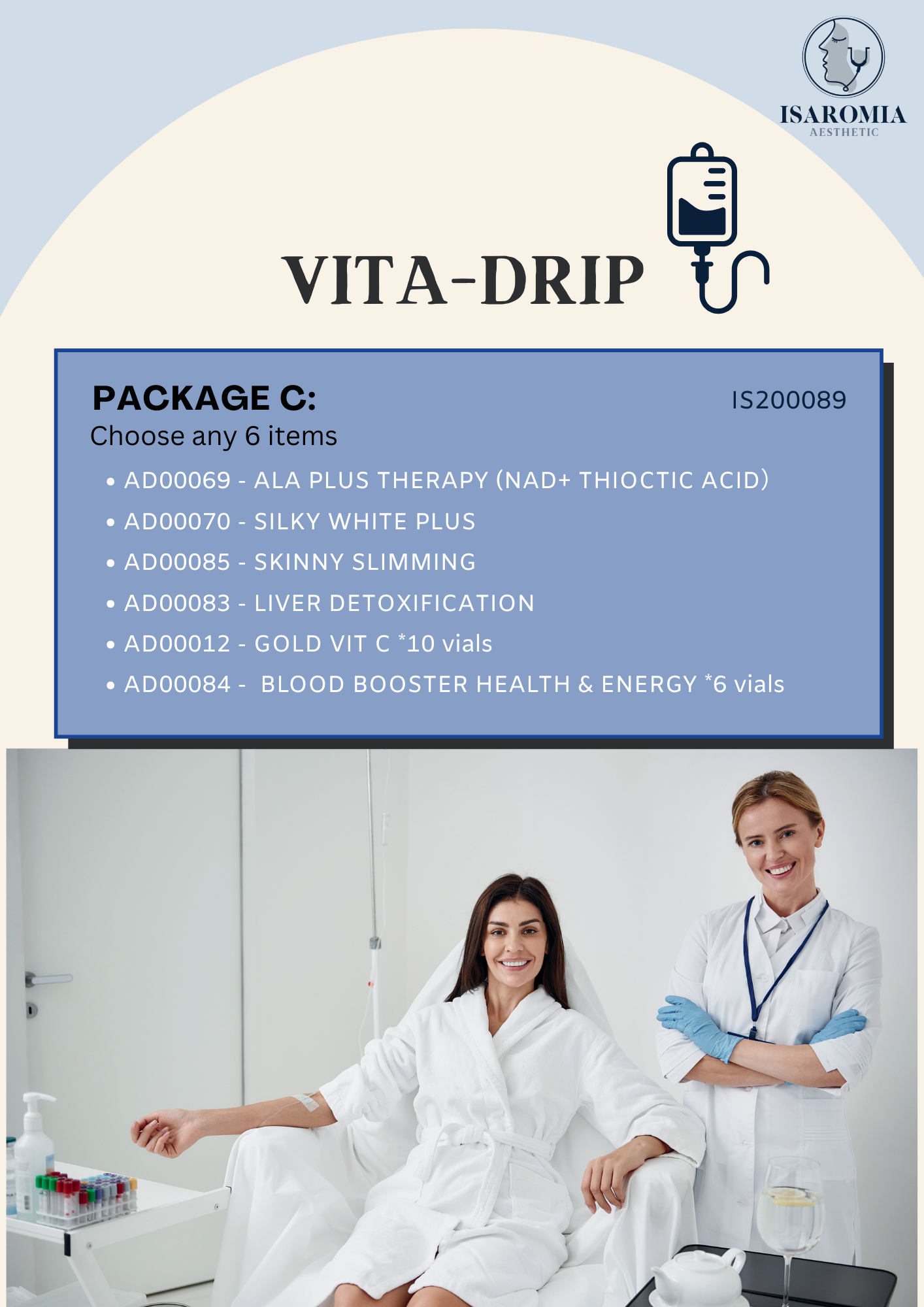 VITA-DRIP PACKAGE (6 ITEM)